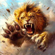 down Lion Survival Wild Beast Sim Mod Apk