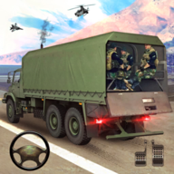 down Army Truck Driving Mod apk