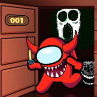 down Imposter in Doors Survival Mod Apk